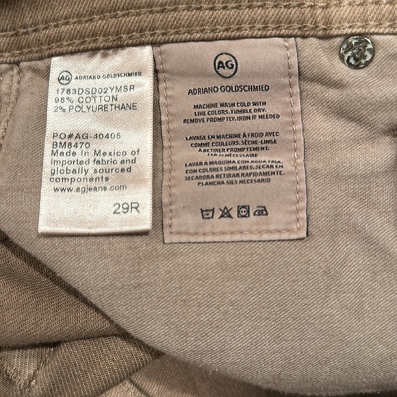 ADRIANO GOLDSCHMIED MENS JEANS THE TELLIS MODERM SLIM 29R - Picture 9 of 9